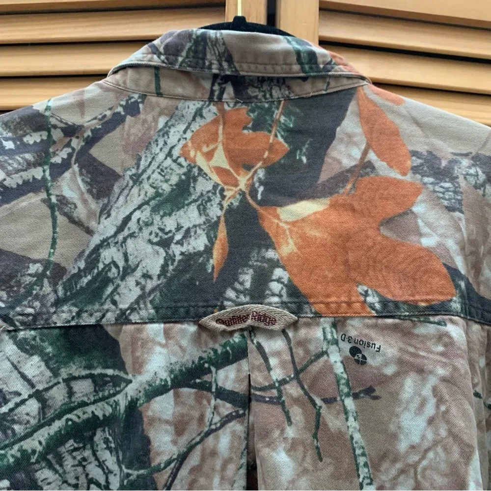 Outfitters Ridge Camo Button Up size 3XL - Picture 4 of 5